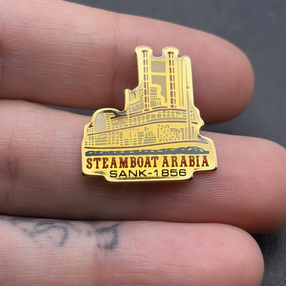 Steamboat Arabia Sank 1856 Lapel‎ Hat Pin